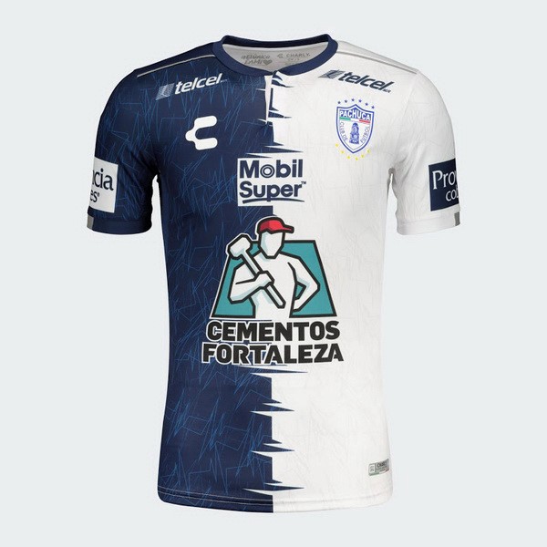 Trikot Pachuca Heim 2019-20 Blau Weiß Fussballtrikots Günstig